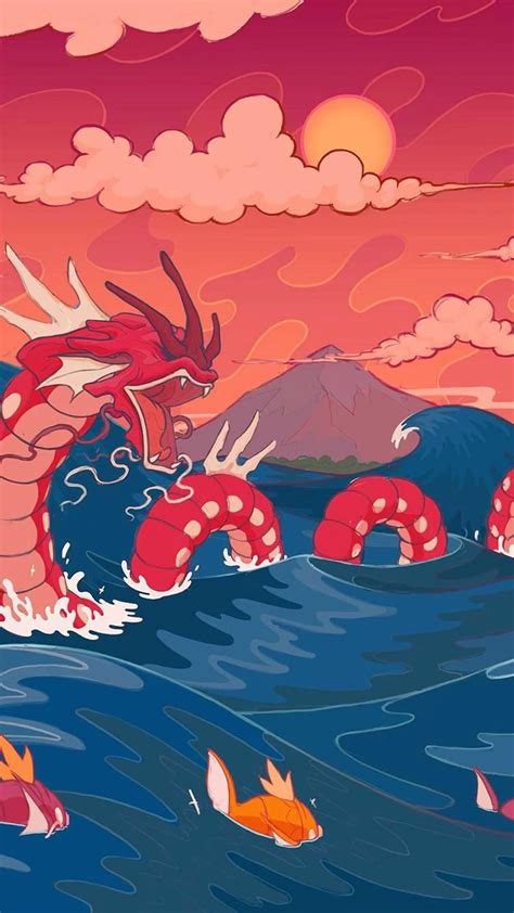 Red Gyarados Wallpapers .